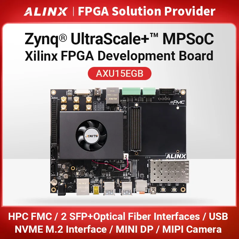 

Alinx Xilinx ZYNQ UltraScale + MPSoC DEVELOPMENT BOARD AXU15EGB XCZU15EG