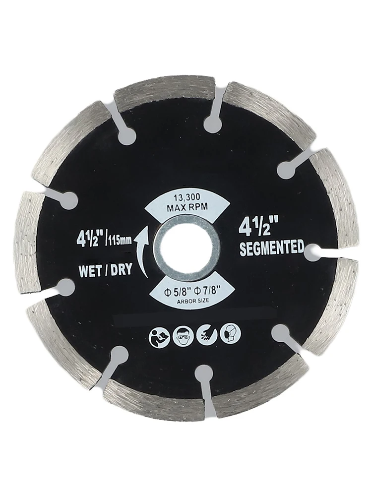 1pc Dia Mond Saw Blade 115mm Stone Cutting Disc Angle Grinder Stone Marble Granite Power Tools Replacement Accessories