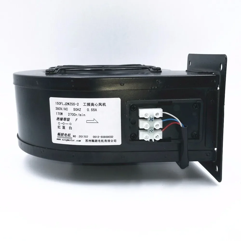 

for 150FLJ2WZS5-2 Three Phases Centrifugal Fan Industrial Exhaust Fan 380V 170W Blower