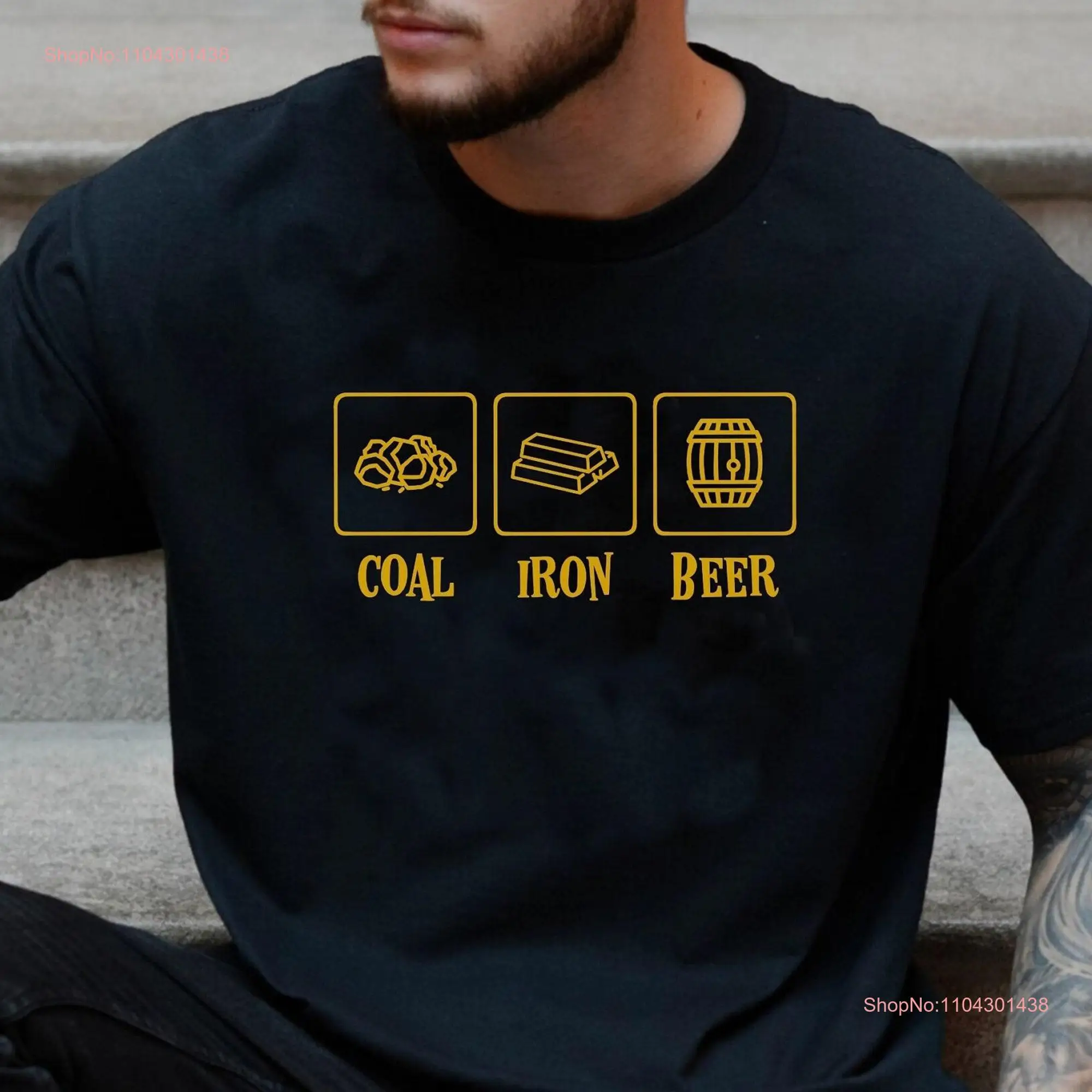 Coal Iron Beer T Shirt Brass Board Game Geek  long or short sleeves