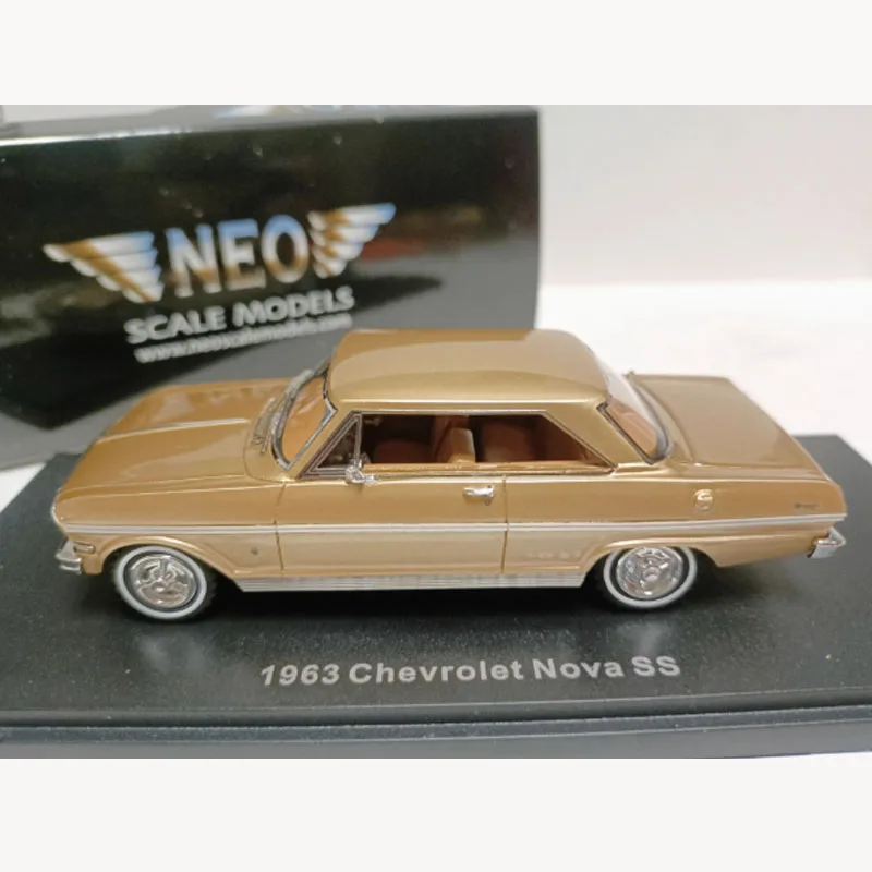 Réplique originale en or Nova SS 1963, échelle 1:43, modèle de voiture jouet en résine, Collection classique, décoration statique