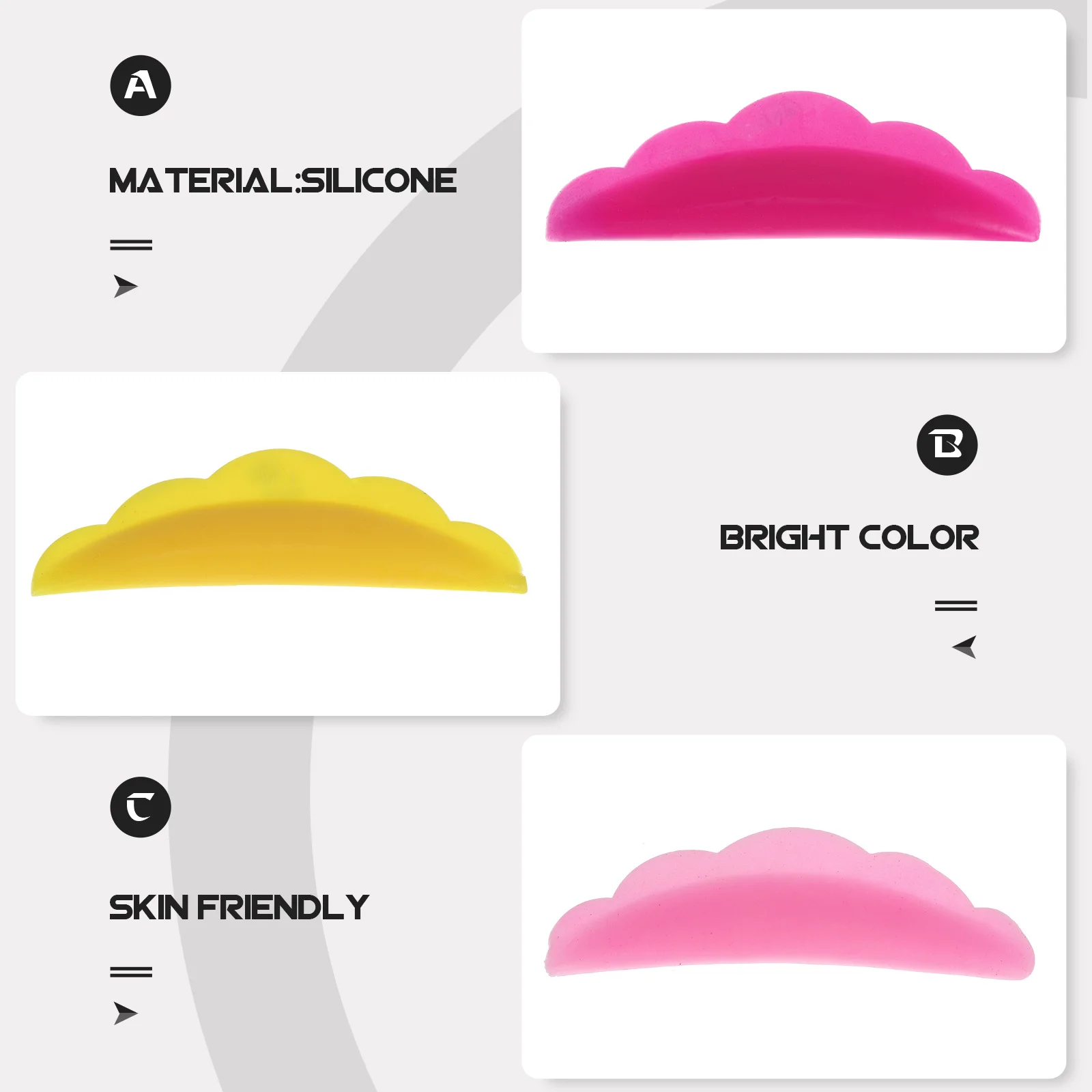 

Silicone Lash Lift Pads Eyelash Perming Tool For Salon Reusable Premium Waterproof Eyelash Perming Silicone Pads Makeup