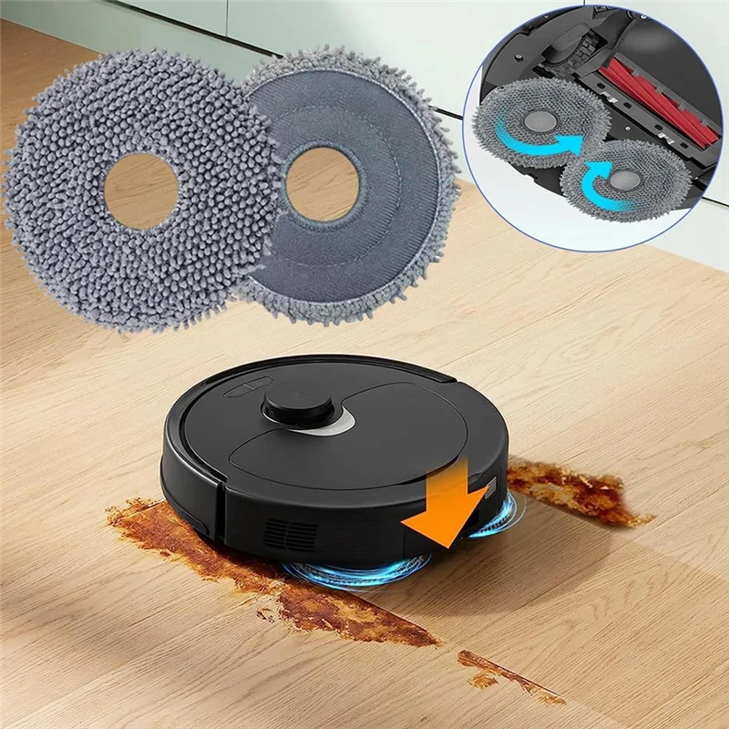مجموعة واحدة من ملحقات أجزاء عالية الجودة للمكنسة الكهربائية Roborock Q Revo، مجموعة قطع غيار لروبوتات Roborock P10، Brus الرئيسية