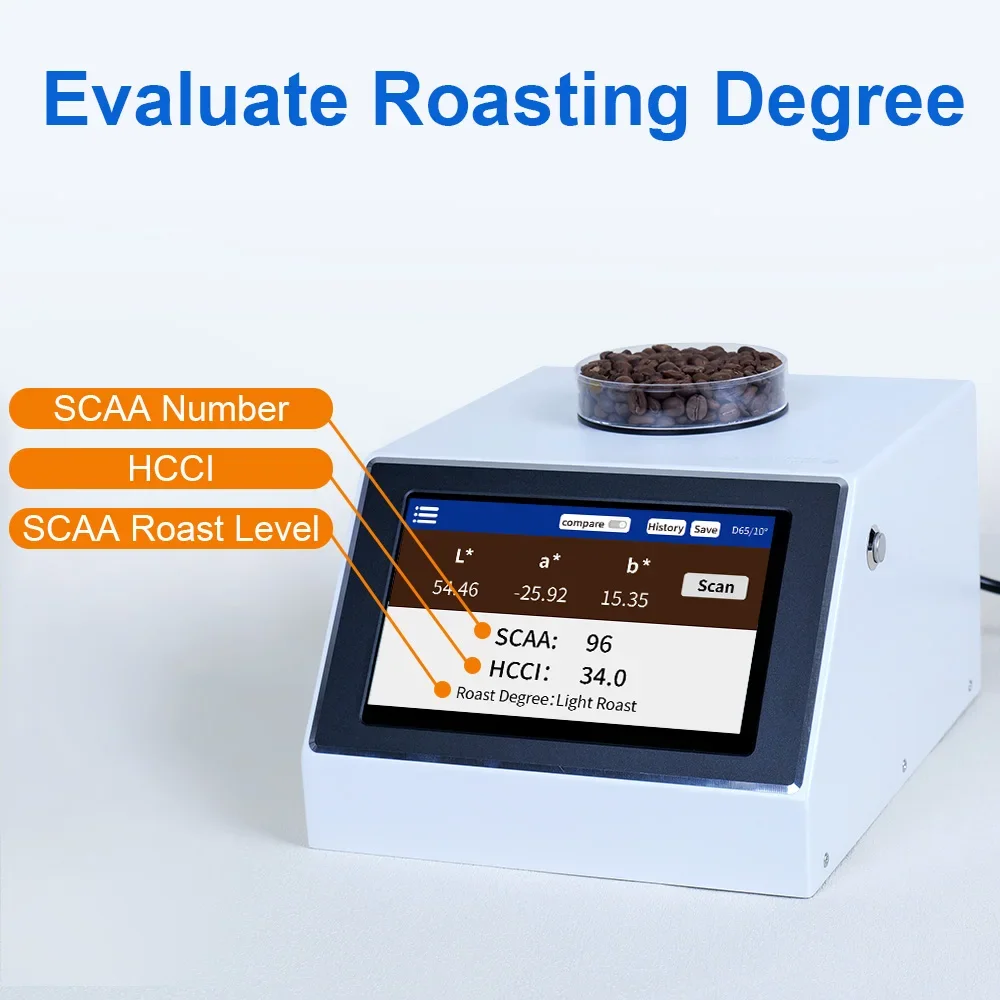 LS177C D/8 High Precision Coffee Beans Roast Level Analyzer HCCI SCAA Agtron Index Roast Coffee Colorimeter