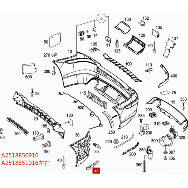 

W251 W292 W221 W129 W163 A2518850916 A2928852622 A2118200511 N000000005042 A0001403785 A1122370140