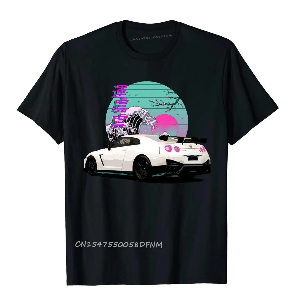 New Comfortable T Shirt Premium Cotton Mens T Shirts Vaporwave Car Summer Funky Short Sleeve Clothing