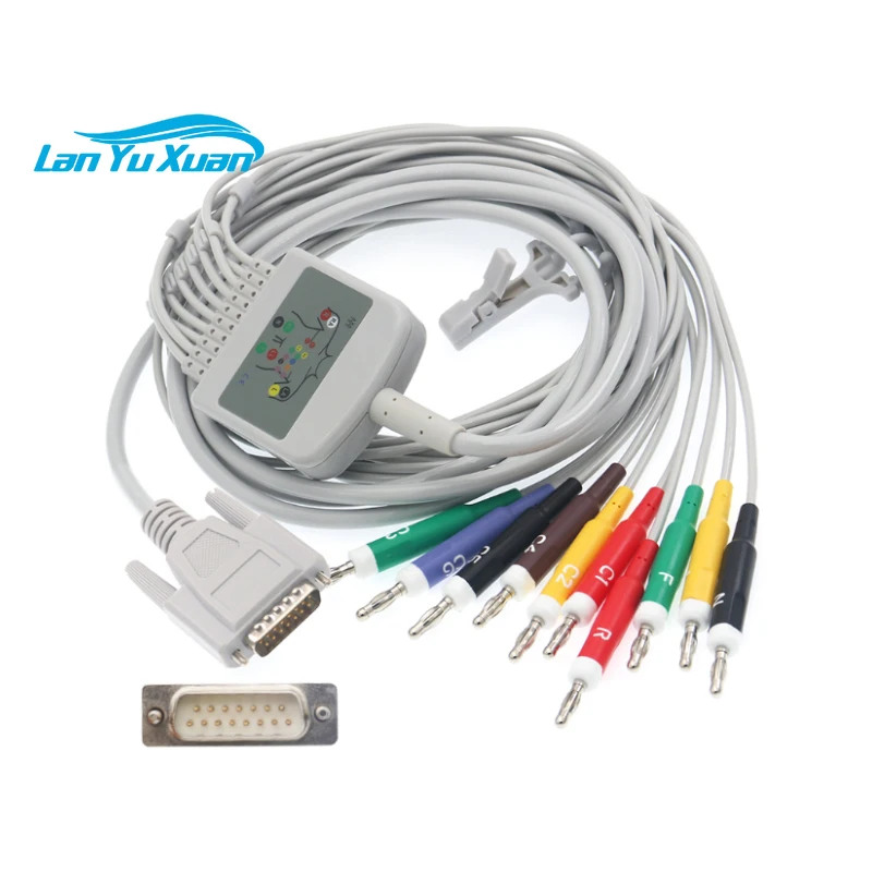 

Biocare ECG 300 ECG-1200 3010 6010 100 9803, Ce Gray Medical Accessories Resistance Medical Materials & Accessories 3 M/10ft YKD