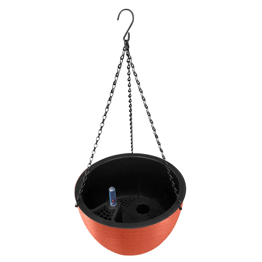 

Plastic Hanging Planter Basket Self Watering Flower Pot for Home Office Garden Balcony Hanging Plant Decor Plant Basket