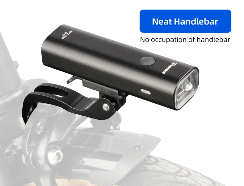 Deemount Fahrradlampenhalterung, Kameraständer, Gabelmontage, 15 ° Flache Verformungsschutzvorrichtung für Brompton Faltrad/MTB/Rennrad – Detail 6