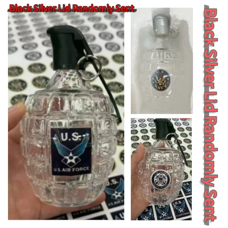 اليد العسكرية زجاجة ويسكي قنبلة يدوية محفورة زجاجة الخمور مختومة ويسكي جرة تخزين هدية فريدة للرجال بار مكتب المنزل