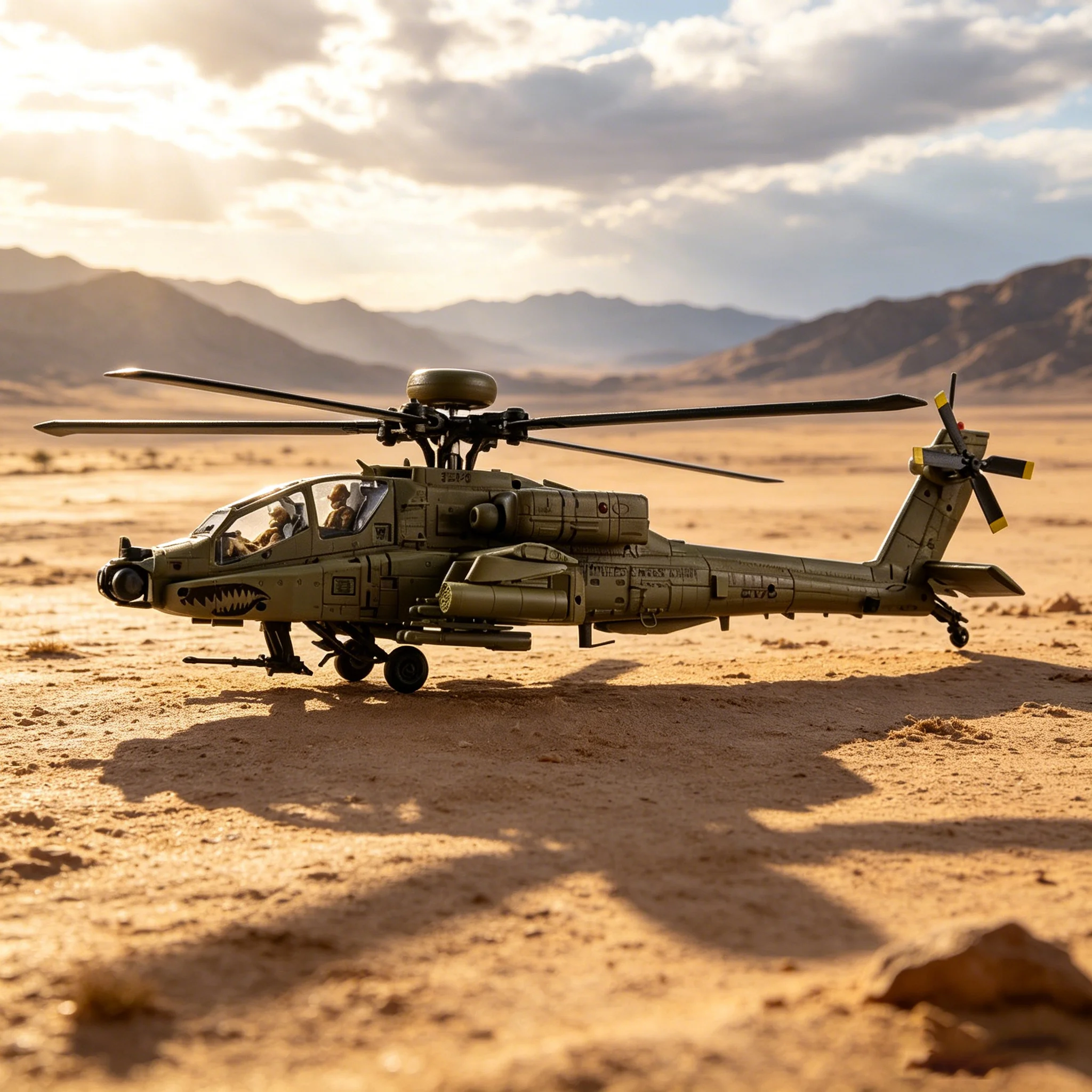 Helicóptero RC ERA C170 AH-64D Apache de 6 Canales, sin Escobillas, con Flujo Óptico TOF, Acrobacias Invertidas 3D con una Sola Tecla, Juguete RC para Exteriores