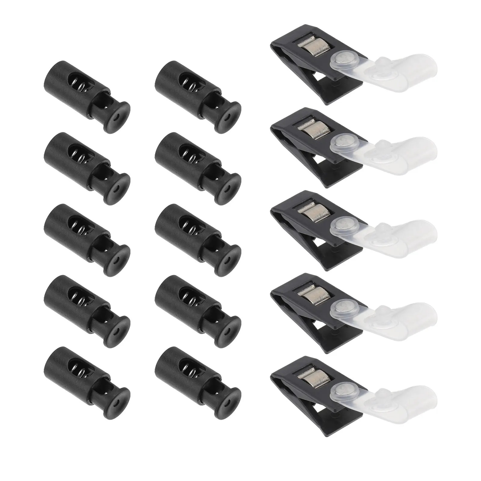 5 Sets Flag Pole Stopper Garden Accessory Stops Holder Rubber Clips Yard Anti Wind