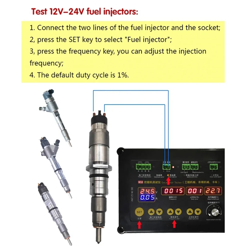 W10 Injector Stepper Motor Urea Pump Solenoid Valve Actuator Truck Agricultural Repair Tool Excavator Test Drive Device