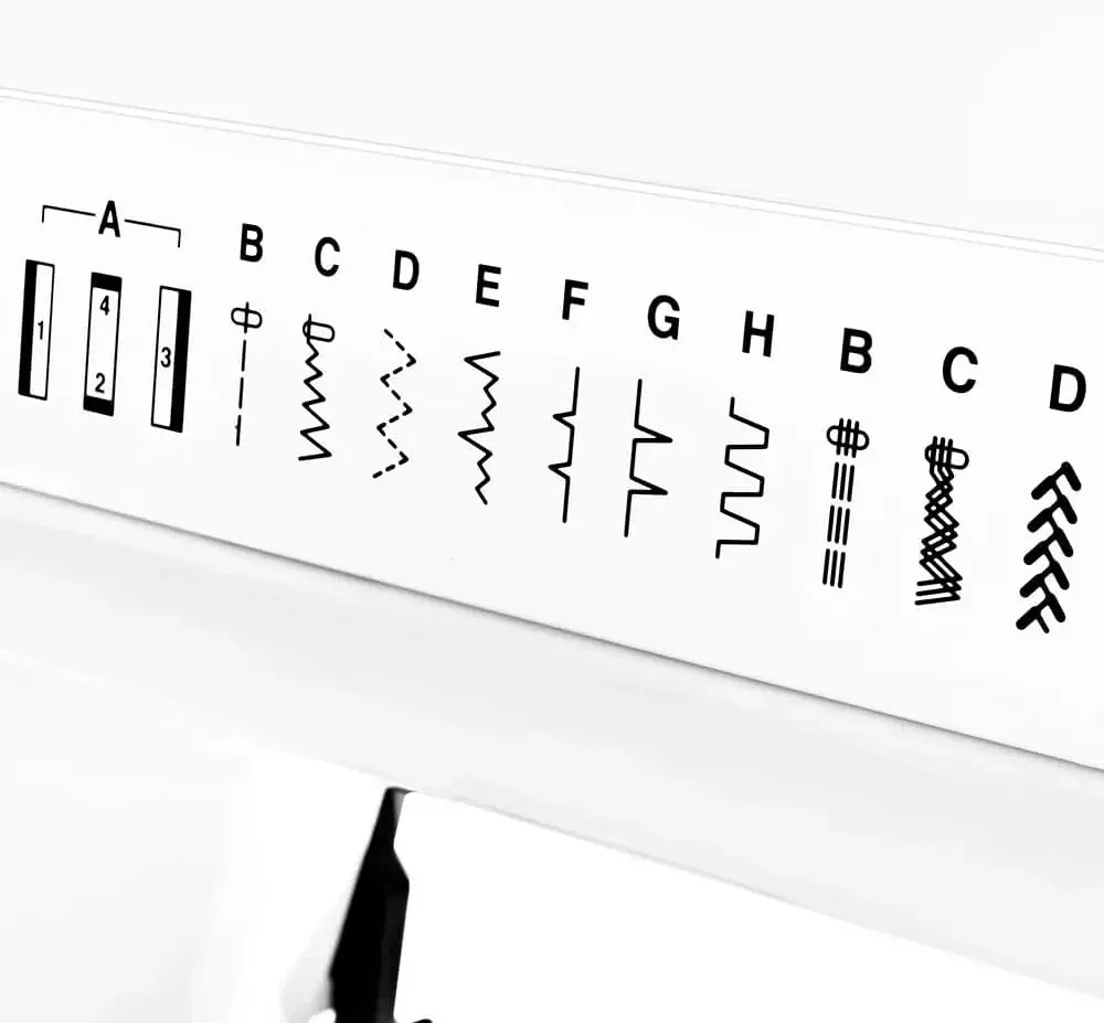 ماكينة خياطة شديدة التحمل HD1000 مع 14 غرزة مدمجة