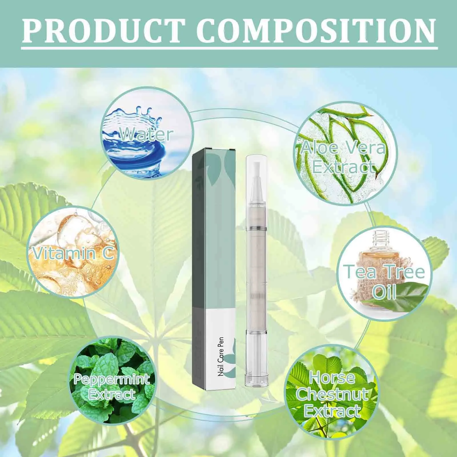 Nail TreatmentPen Nail Cuticle Oil Damaged Nail Pen Nail Strengthening Cuticle Revitalizer Oil Prevent Agnail Nail Polish