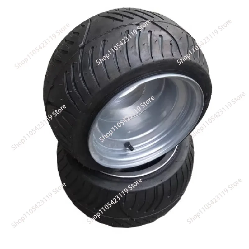 1  pcs  Four wheeled o-ff-road , beach bike, go kart, 205/30-10 inch road tire, vac-uum flat, wheel hub
