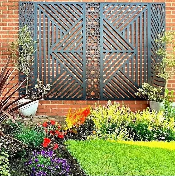 Customize 3D garden models in any color, outdoor metal carvings, hollow coatings, frames, gardens, courtyards