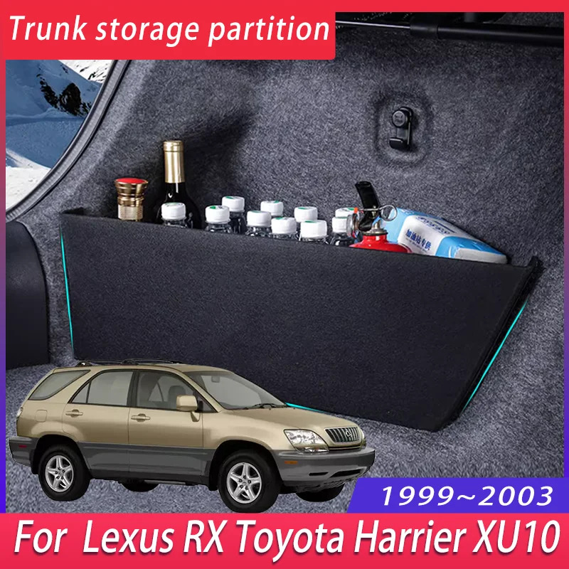 

Для Lexus RX Toyota Harrier XU10 1999 ~ 2003 2000 перегородка для хранения багажника автомобиля многофункциональный ящик для хранения авто аксессуары для интерьера