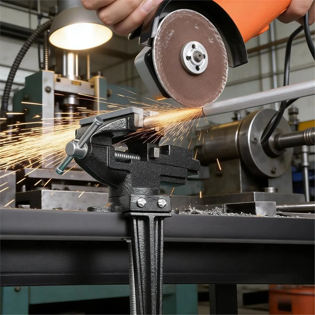 (A02R] Table Vise Jaw Width Bench Vise 360° Rotating Clamp-on Work Vise with Soft Multifunction Jaws for Woodworking DIY
