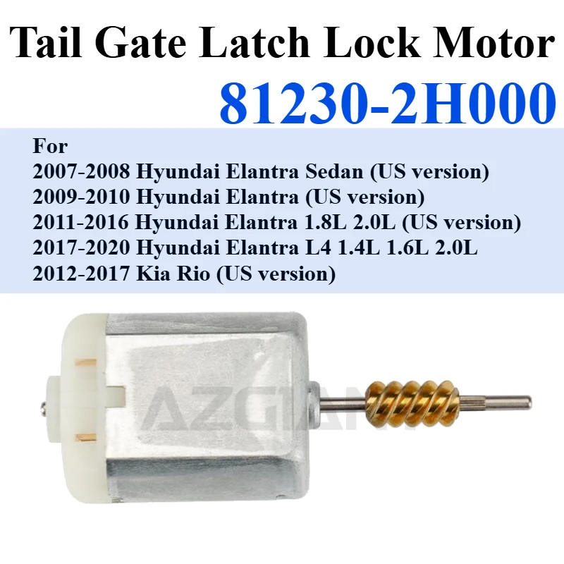 81230-2H000 для Kia Rio Hyundai Elantra Sedan L4 1.4L 1.6L 1.8L 2.0L боковой задний багажник замок задней двери защелка крышки ремонтные аксессуары 81230-2H000 для Kia Rio Hyundai Elantra Sedan L4 1.4L 1.6L 1.8L 2.0L боковой задний багажник замок задней двери защелка крышки ремонтные аксессуары