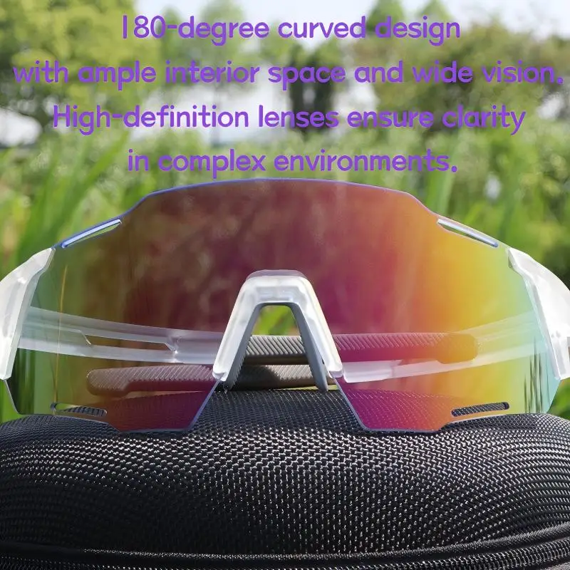 

Unisex Sports Goggles - Windproof Eye Protection for Cycling, Mountaineering, Fishing, and Off-Road Activities, Outdoor Fitness