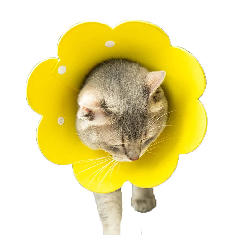 

Pet Supplies Elizabeth Ring Soft Head Cover Cat Dog Anti-Bite Beauty Shield Wound Cover Dog Cat Collar