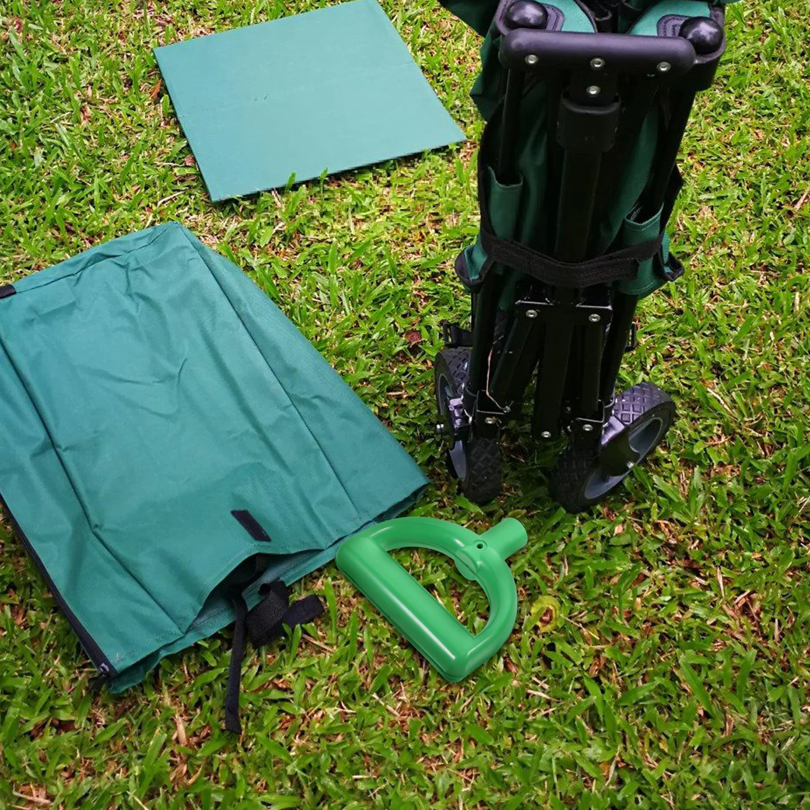 

Adjustable Camping Cart Handle for Trolley Replacement Foldable Wagon Push Plastic Garden Shopping Tool Cart Accessories