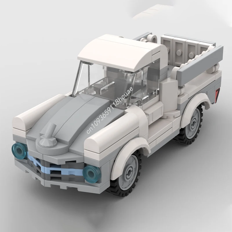 

194 шт. MOC старый маленький пикап Строительные блоки Логическое мышление вверх Космическое воображение решает проблему запуска Рождественская игрушка в подарок