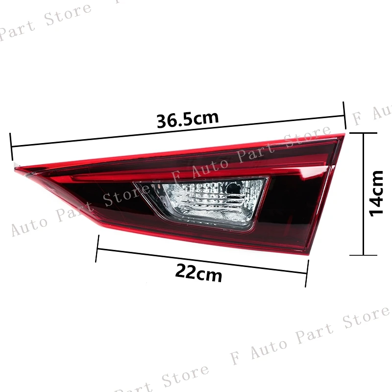 Taillight Taillamp For Mazda 3 Axela Sedan 2017 2018 Car Rear Bumper Tail Light Brake Stop Reverse Turn Signal Lamp