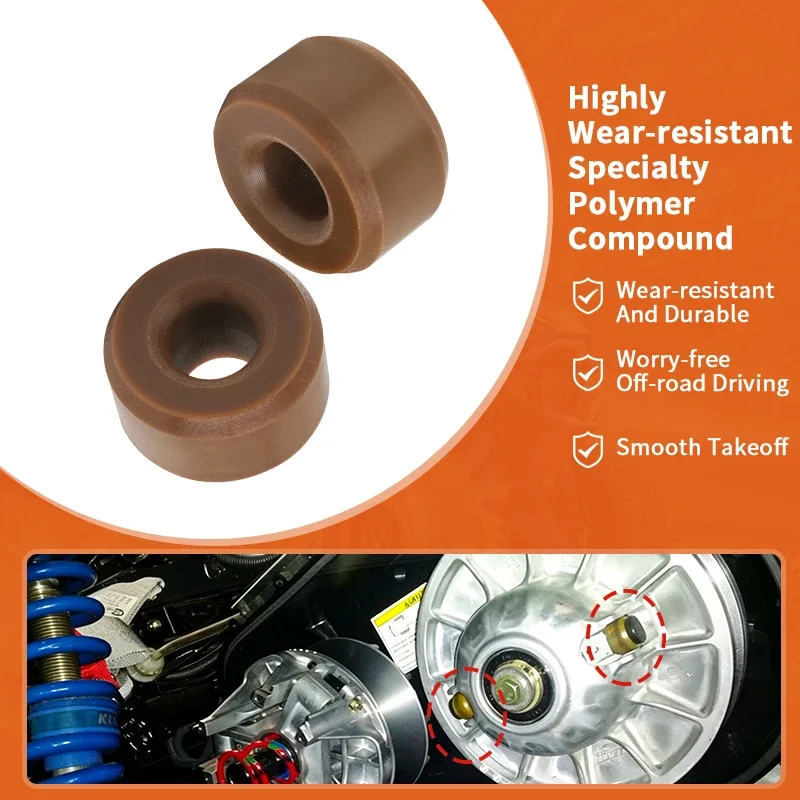 Heavy Duty Secondary Clutch Rollers Replacement for Polaris RZR XP 1000 900 XP4 UTV Snowmobile 5434534 3514926 5