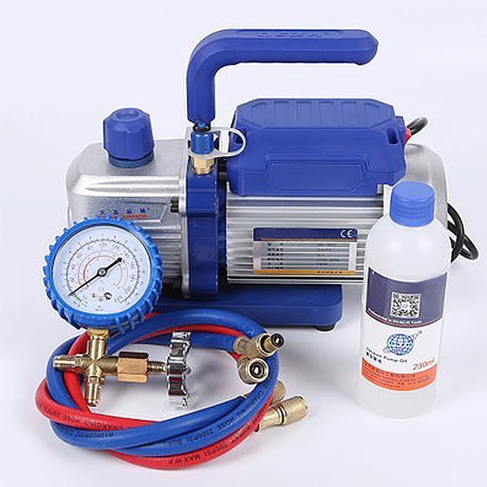 220V 150W Automobile Air Conditioner Vacuum Pump Frequency Conversion And Fluoride Chord Vacuum Pump Refrigeration without oil