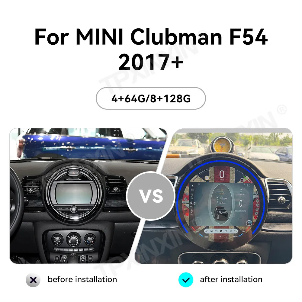 For MINI Clubman F54 2017-2026 Android Car Radio Multimedia Video Wireless Carplay Autoradio Stereo GPS Navigation Head Unit