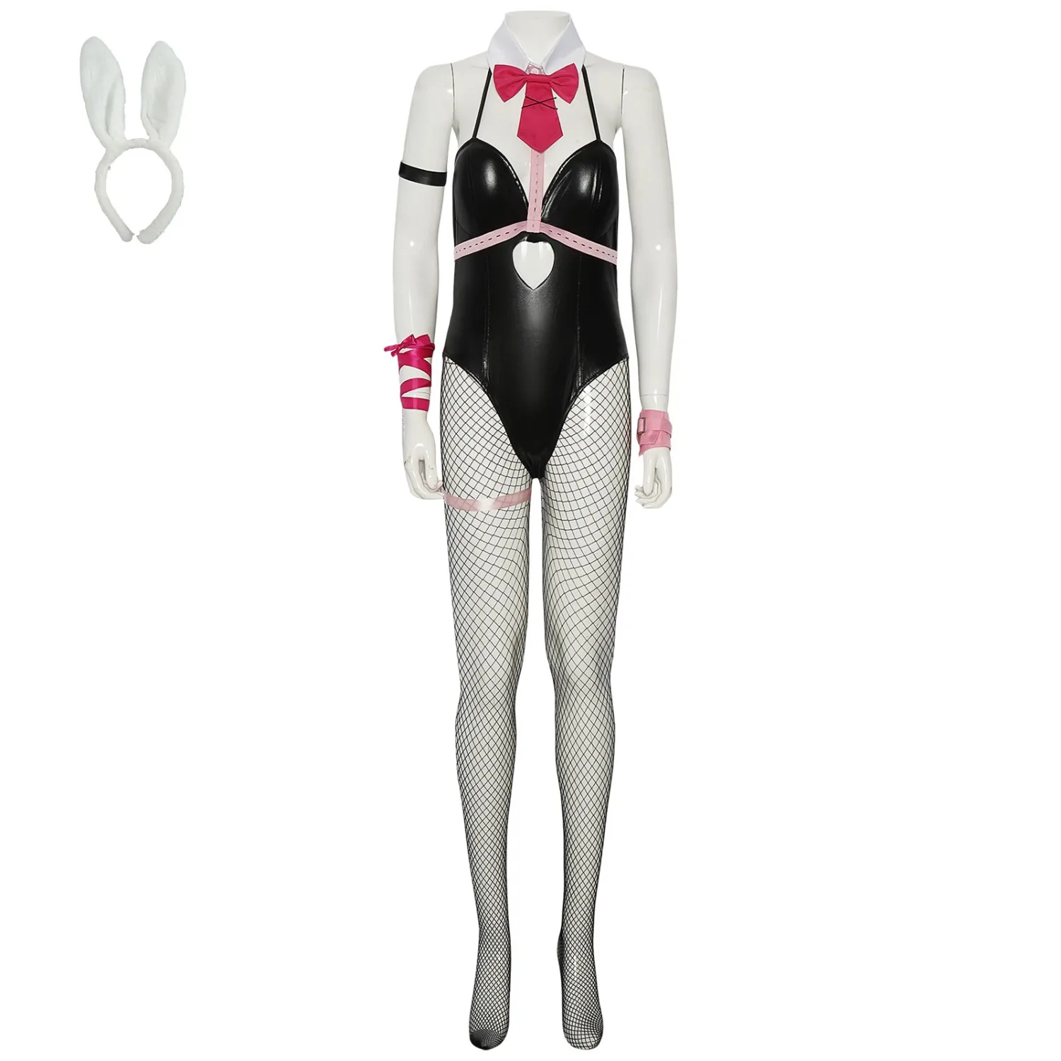 

Сексуальный купальник для косплея с кроличьими дырками, цельный аниме-ролевой костюм на Хэллоуин, привлекательный культурный костюм для девочек с кроликом