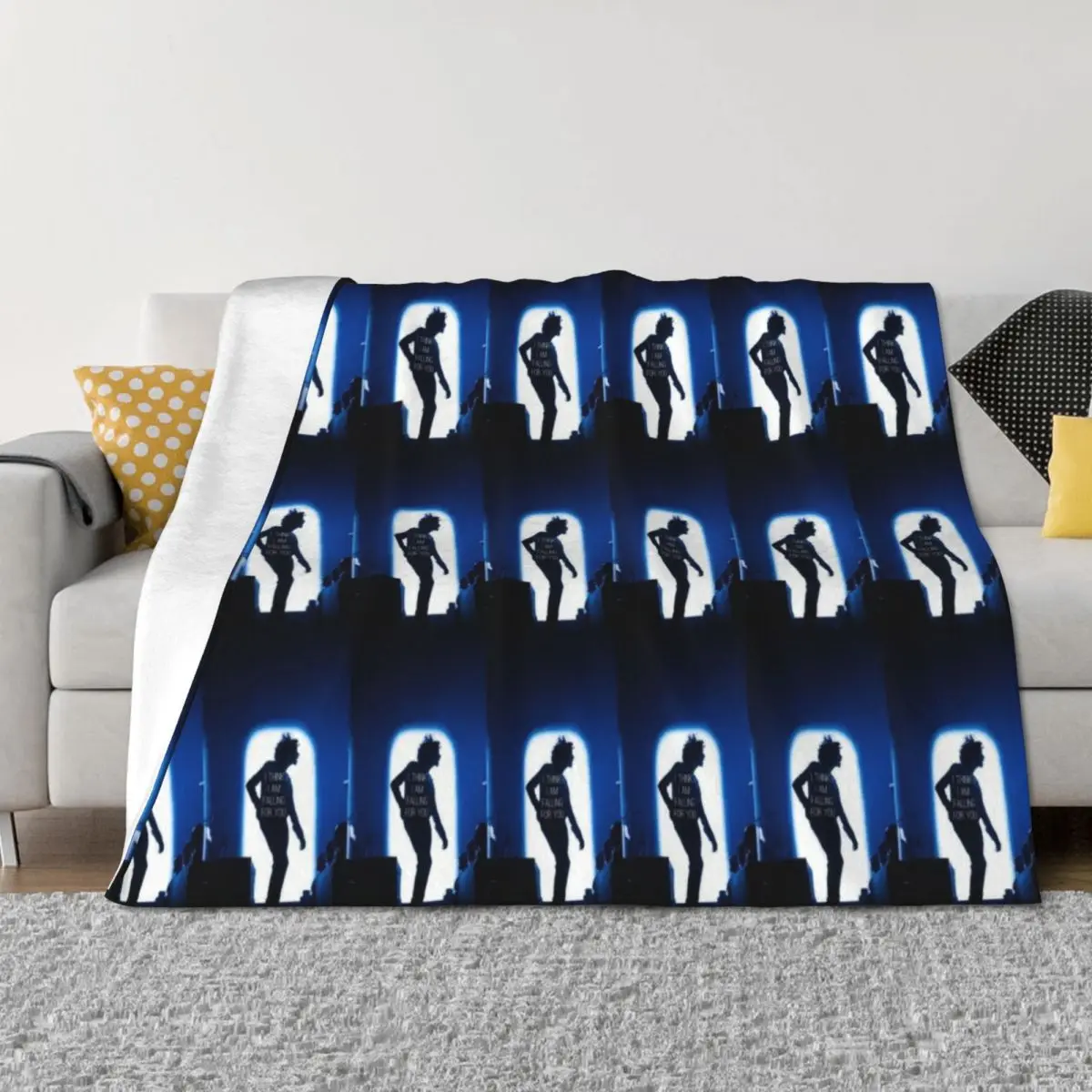 

The 1975 i think i am falling for you lyric Throw Blanket Plush Softest Soft Plush Plaid christmas gifts Blankets