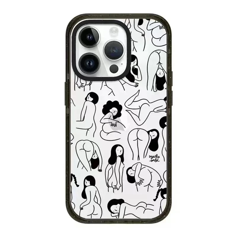 

Spoof Positions Acrylic Black Border Phone Case Cover for IPhone 11 12 13 14 15 Pro Max Case