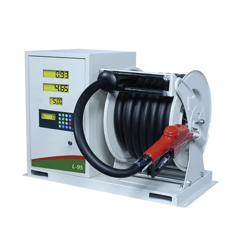 Dozownik paliwa 95 TYP nafta/diesel mini mała mobilna pompa dozownika paliwa LCD benzyna 60-70L/min