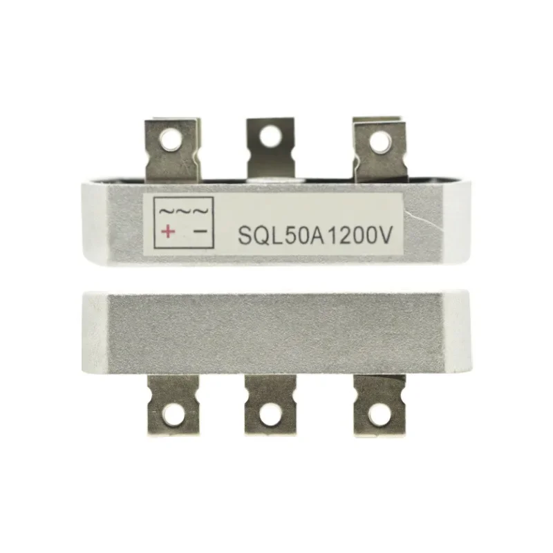 1 pz 50A 1200V cassa metallica in alluminio raddrizzatore a ponte a diodi trifase modulo 50Amp SQL50A