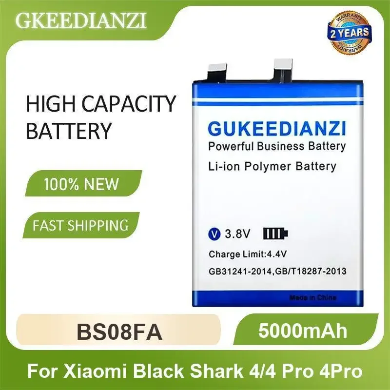 بطارية لشاومي بلاك القرش 2 3 3S 1 ثنائي الشريحة TD-LTE 4 5 Pro SKR-A0 AWM-A0 PAR-A0 KTUS-A0 BS03FA BS08FA BS01FA BS06FA BS10FA