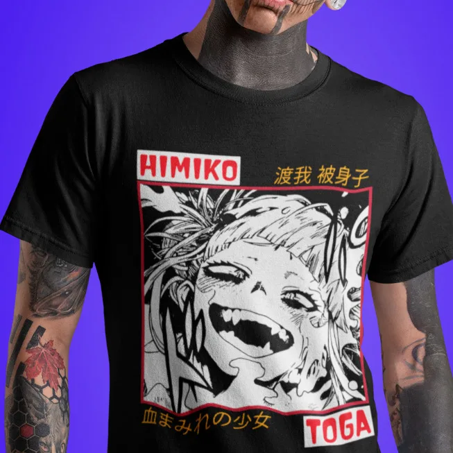 

Himiko Toga T-Shirt,Waifu, Boku,No Hero Academia,Anime,Deku,gifts UNISEX T-shirt