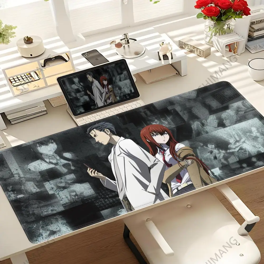 

Steins Gate Mauspad Gamer Pad Big Gaming Mousepad XL Mauspad Tastaturmatte Schreibtischunterlage Tischteppich Mausepad Computer