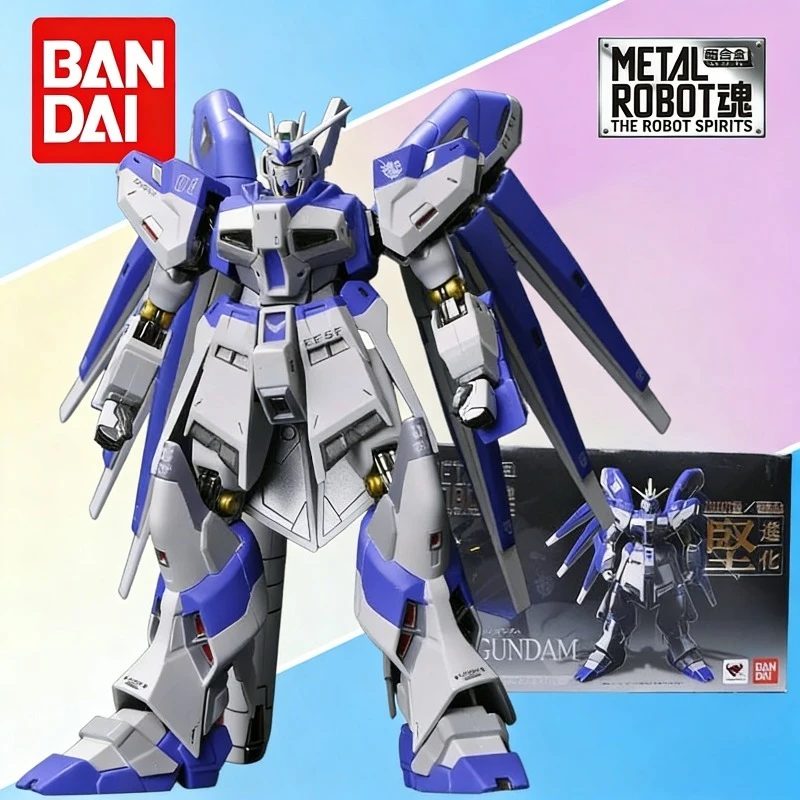 

Оригинальная металлическая подвижная фигурка BANDAI Robot Spirits RX-93-ν-2 Hi-v Gundam, коллекционная модель, игрушка, подарок для мальчиков