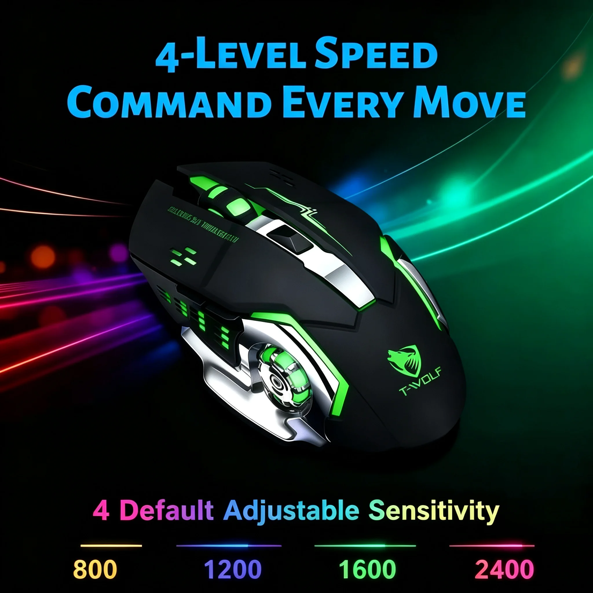 ماوس ألعاب لاسلكي RGB - ماوس T - مراجعة Tech Accessories For Work وسعره