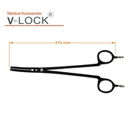 2023 V-LOCK Bipolar dissecting scissors,artery sealor,polish tip,hemostatic forceps for Electrosurgical L=210mm