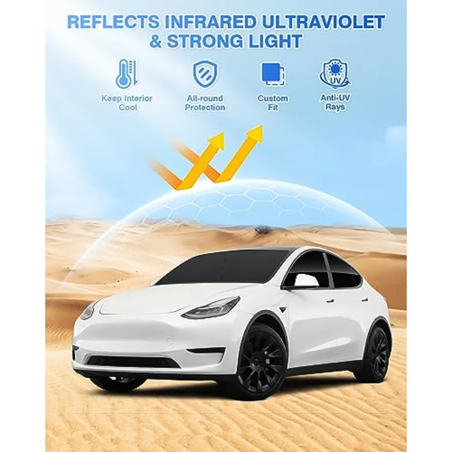 un Acceorie ide Rear Window Cover et Window un Vior Blocker Privac Cover Camping Keep Vehicle Cool Black 8PC Not