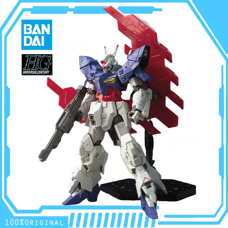 

In Stock BANDAI ANIME HG 1/144 Mobile Suit GUNDAM AMS-123X-X MOON GUNDAM Assembly Plastic Model Kit Action Toy Figure Gift