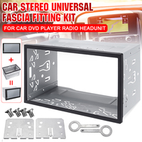 2Din Stereo Radio Cage Frame Unit Universal Radio DVD Player Fascia Panel Plate Case Audio Dash Mounting Frame 80x110x100mm