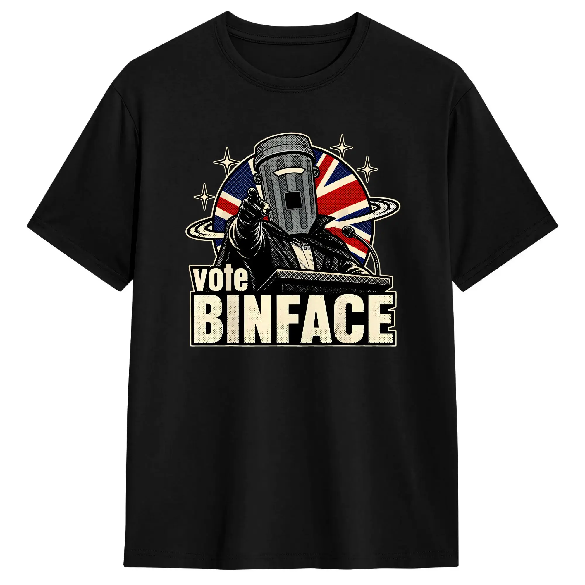 Count Binface T-Shirt Beach  Harajuku T-Shirts Cotton O Neck Oversized Clothes Short Sleeve Y2K Funny Tops