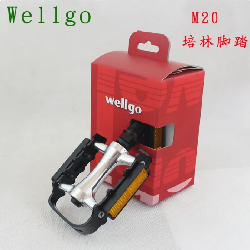 Wellgo M20 Rolamento Ultra Leve Pedal Ultralight mtb mountain road Pedal Mountain Bike Pedal Bicycle Pedal Accessories