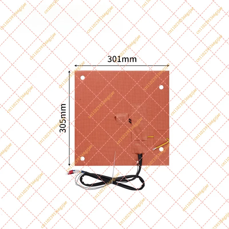 

3D printer accessories for For Creality K1 MAX imported silicone hot bed 305*301mm