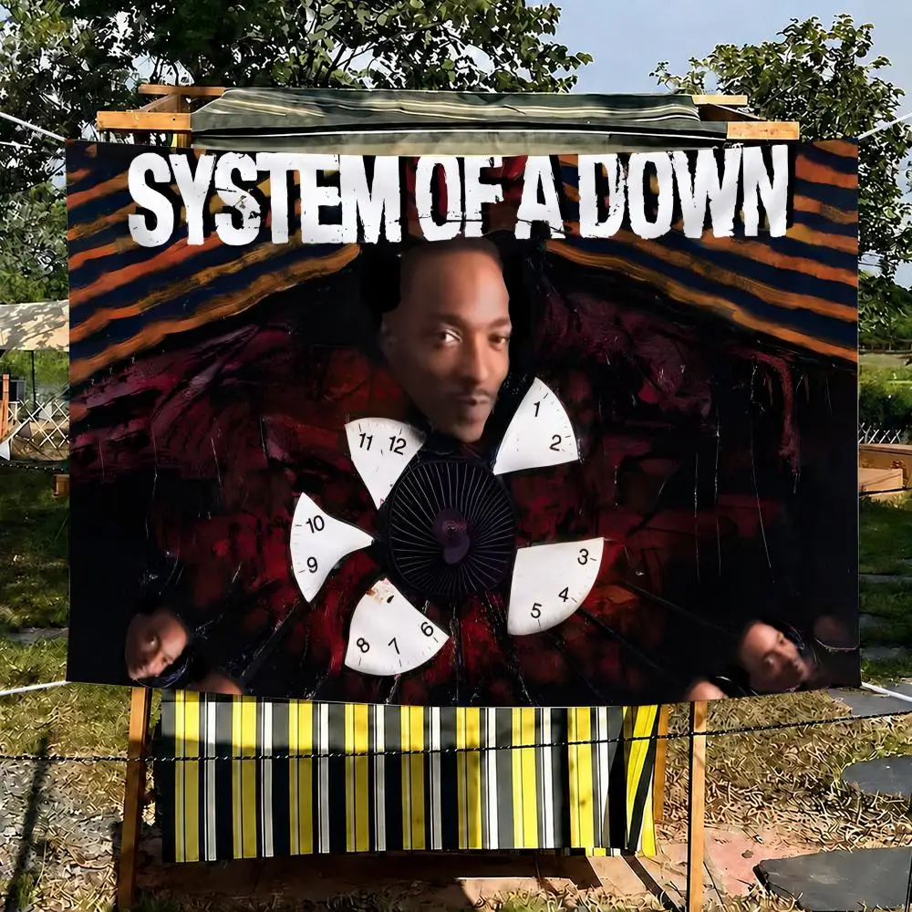 Band System Of A Down Tapestry Outdoor Parties Bedrooms Living Rooms Dorm Rooms Wall Decor Banners Gifts